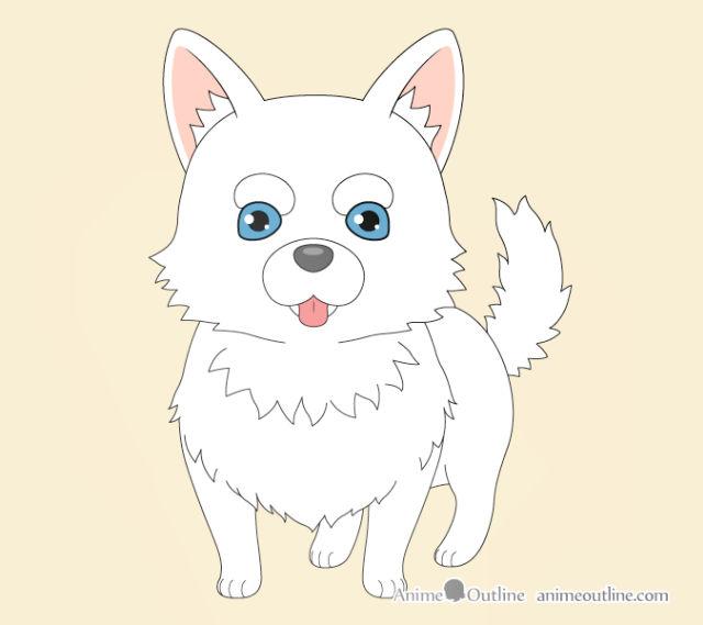 Draw A Cute Anime Style Dog