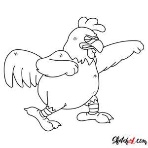 25 Easy Chicken Drawing Ideas - How to Draw a Chicken