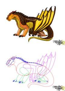 30 Easy Dragon Drawing Ideas - How To Draw A Dragon - Blitsy