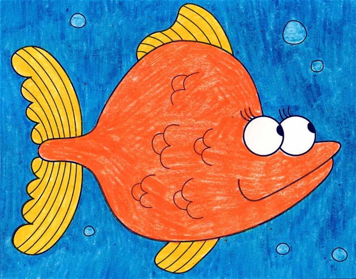Draw a Cartoon Fish