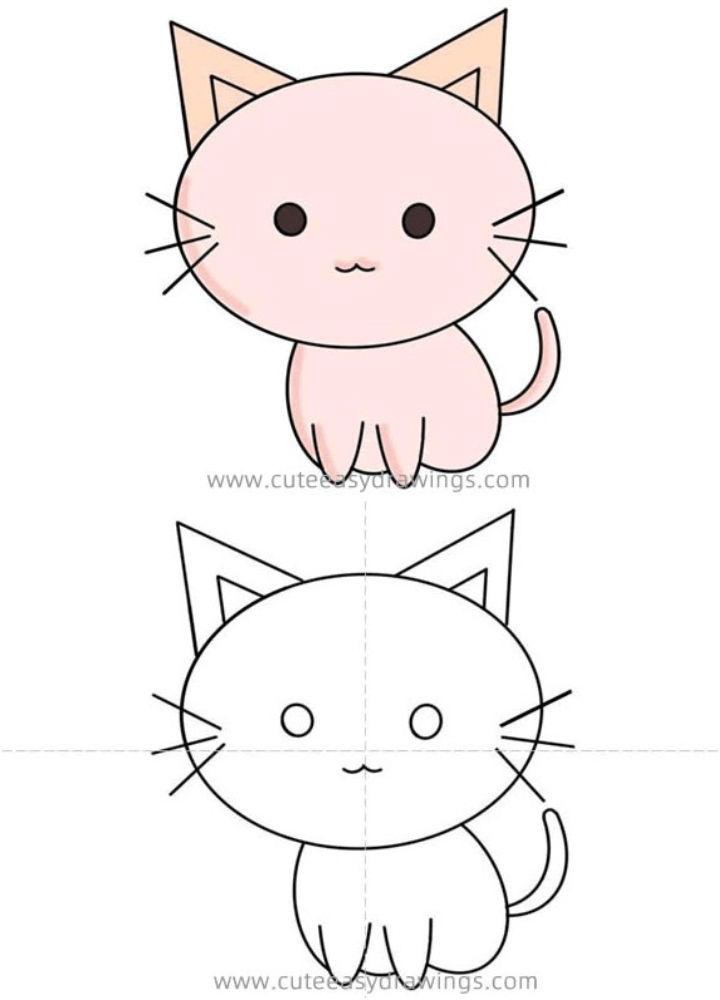 Draw a Cute Cartoon Cat