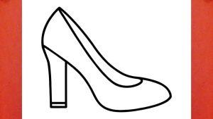 25 Easy Shoes Drawing Ideas - How to Draw a Shoe