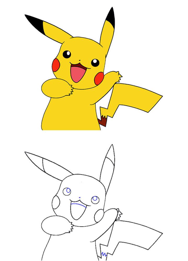 Draw a Pikachu Pokemon