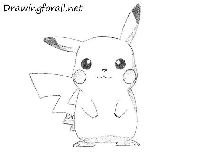 Draw a Pikachu from Pokemon