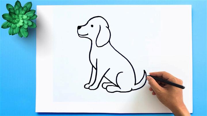 Drawing A Dog For Kids