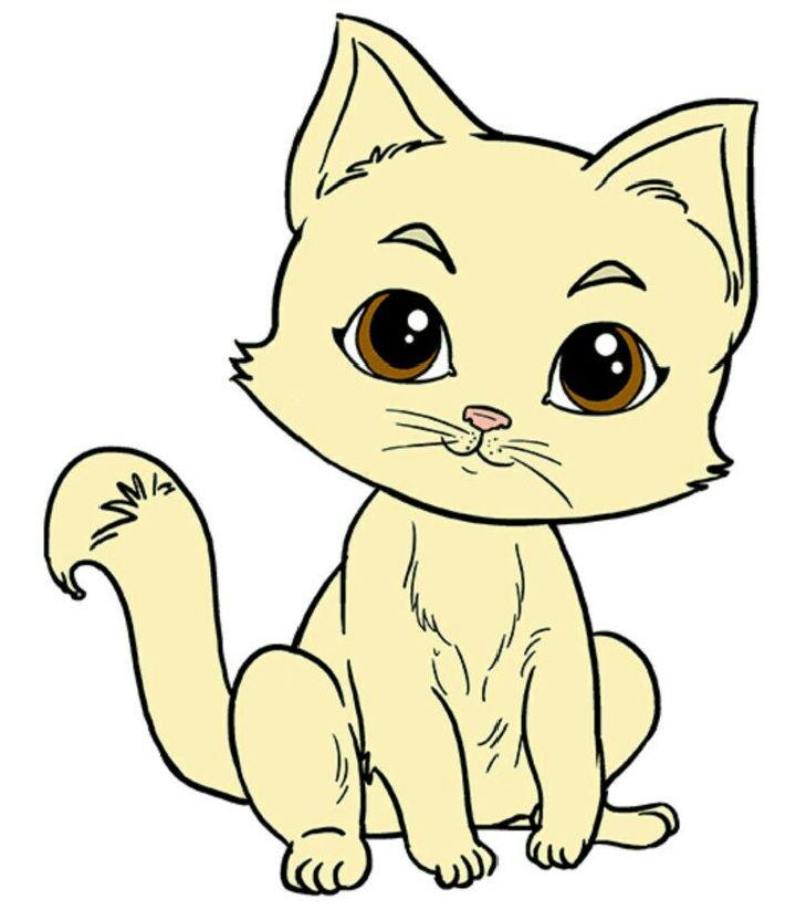 30 Cute and Easy Cat Drawing Ideas - How To Draw A Cat - Blitsy