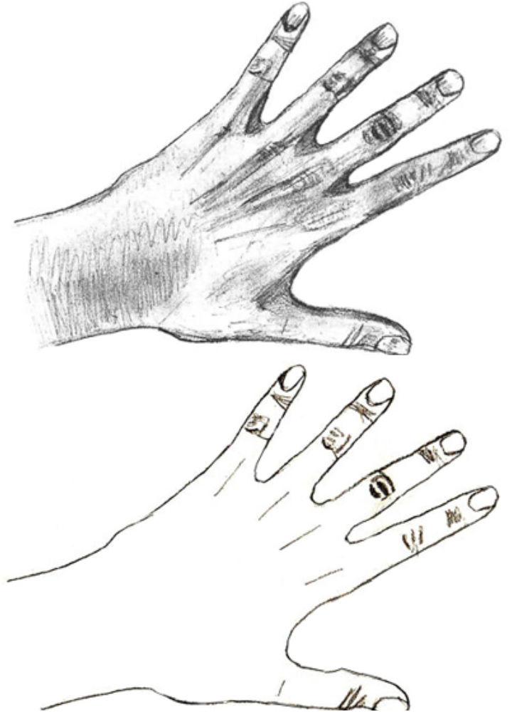 Drawing Human Hand