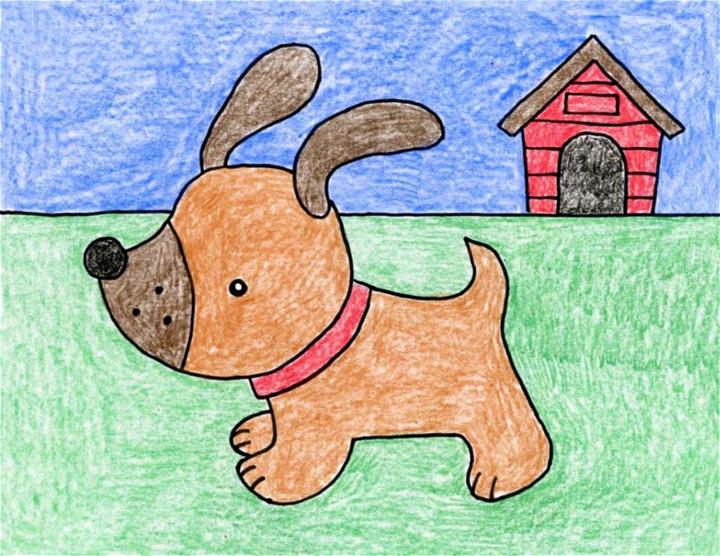 Drawing a Dog For Kindergarten