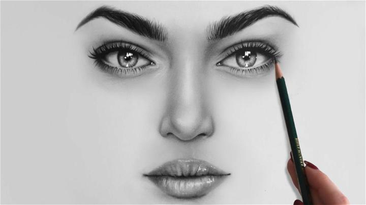 Drawing and Shading a Female Nose