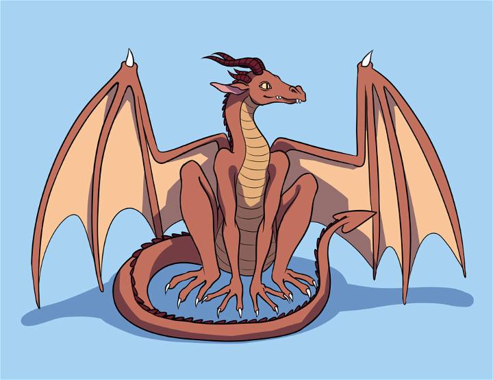 Easiest Way to Draw a Dragon