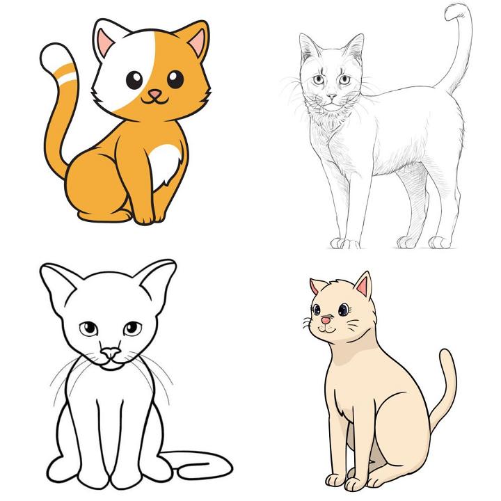 How to Draw an Anime Cat Step by Step - AnimeOutline