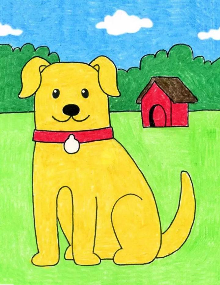 25 Easy Dog Drawing Ideas - How to Draw a Dog