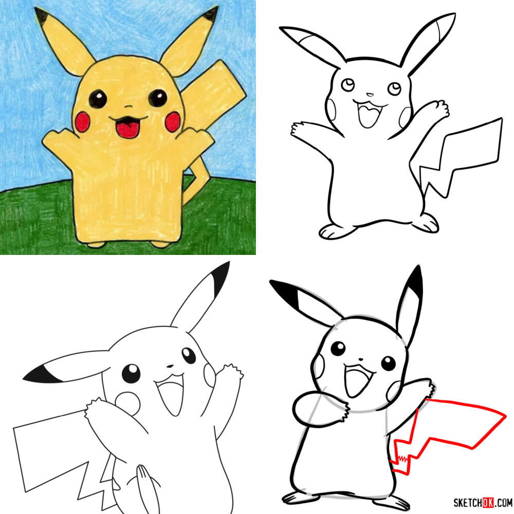 25 Easy Pikachu Drawing Ideas How To Draw Pikachu 25 Easy Pikachu Drawing Ideas How To Draw Pikachu