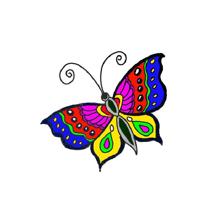 Easy Way to Draw Butterfly