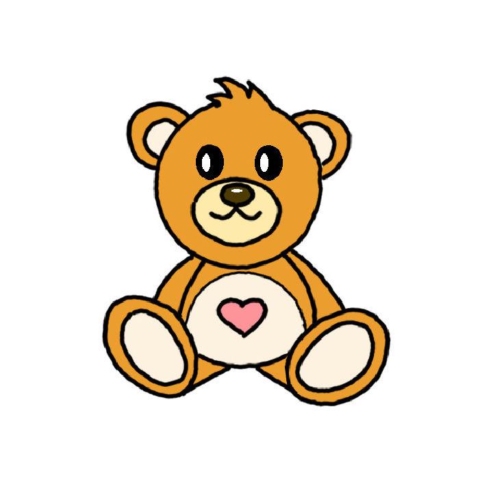 Easy Way to Draw a Teddy Bear