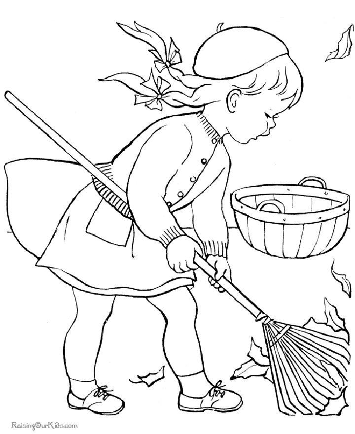 Fall Coloring Pages for Toddlers