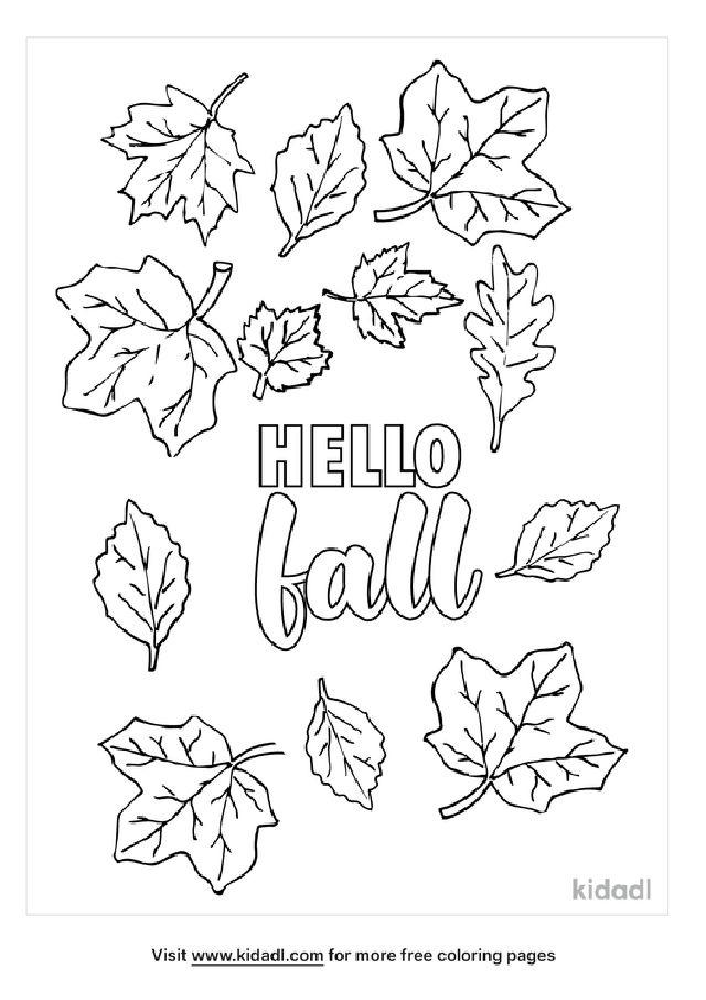 First Day of Autumn Coloring Pages