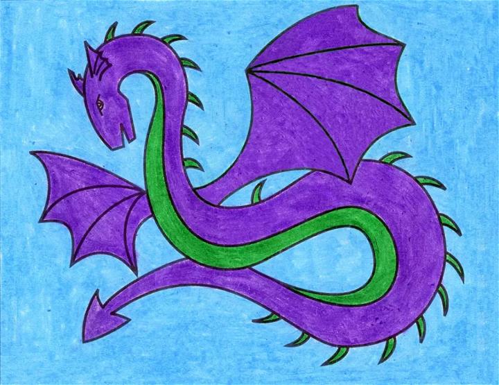 Flying Dragon Drawing