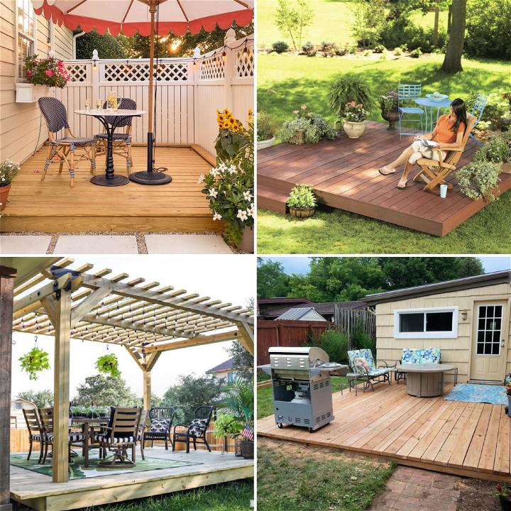 35 Free DIY Deck Plans and Designs - Blitsy