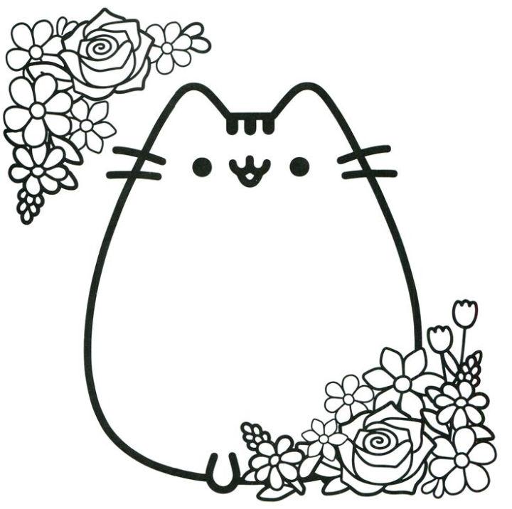 Free Kids Pusheen Coloring Pages