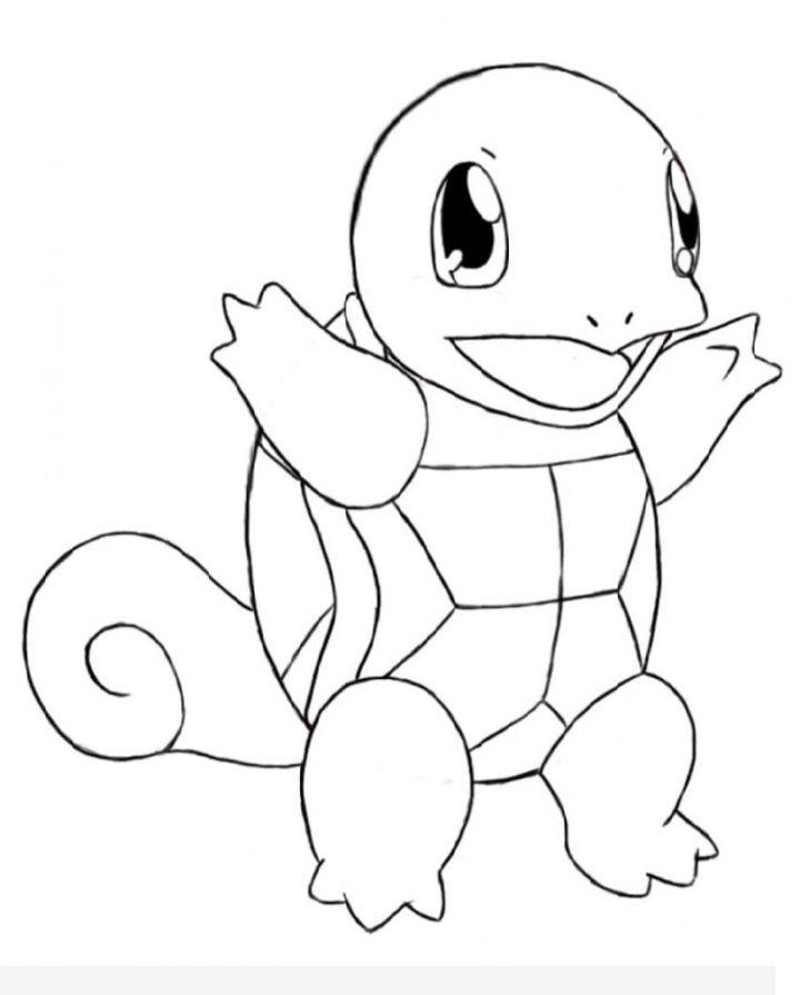 Free Pokemon Squirtle Coloring Pages