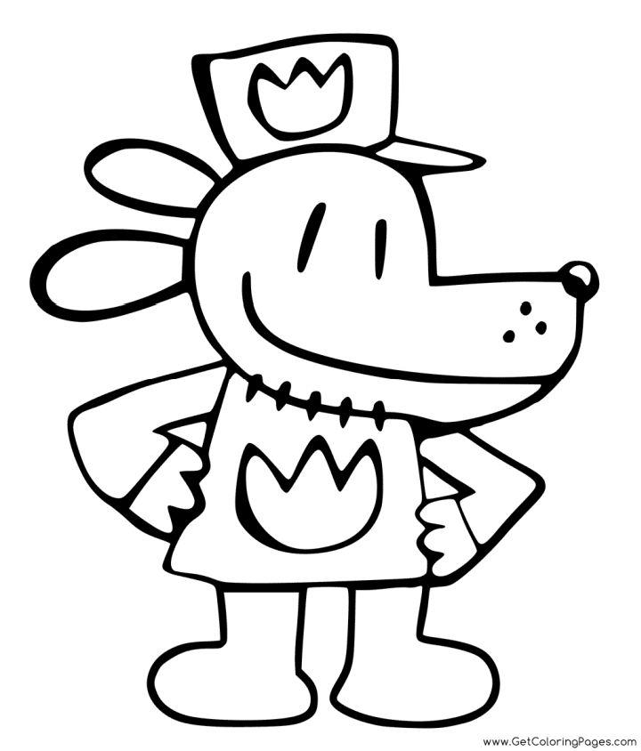 Free Printable Dog Man Coloring Pages