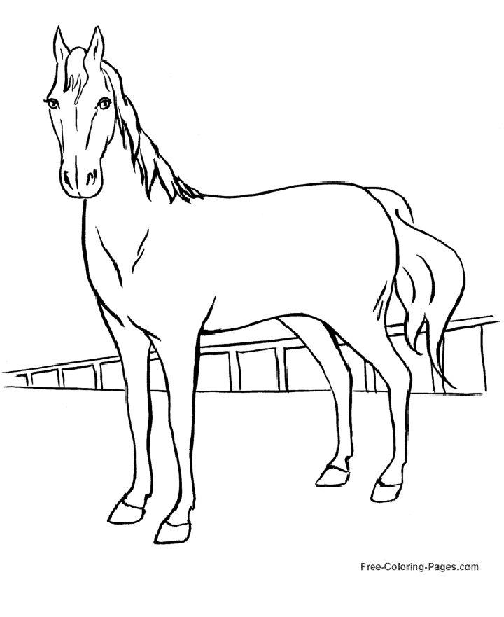 Free Printable Horses Coloring Pages