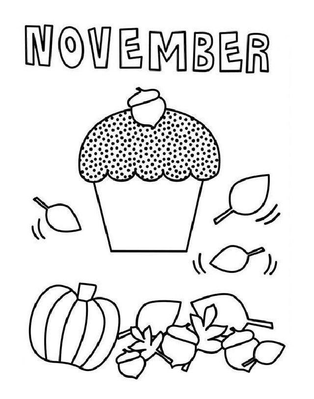 Free Printable November Coloring Pages
