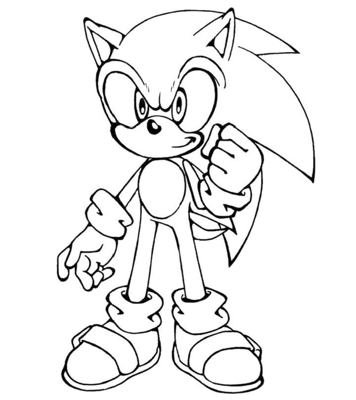 Free Printable Sonic EXE Coloring Pages