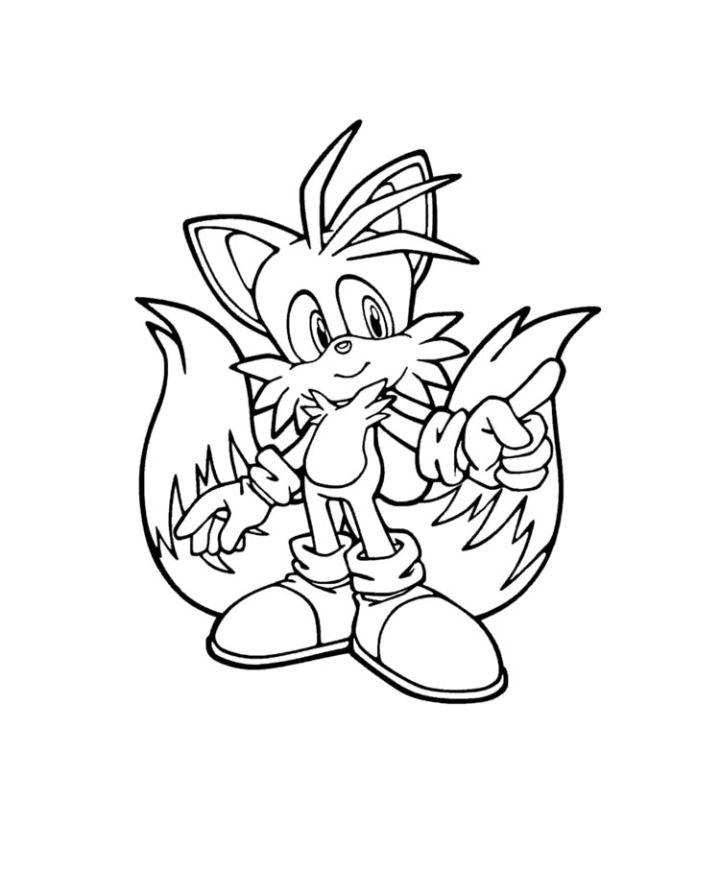 Free Printable Super Sonic Coloring Pages