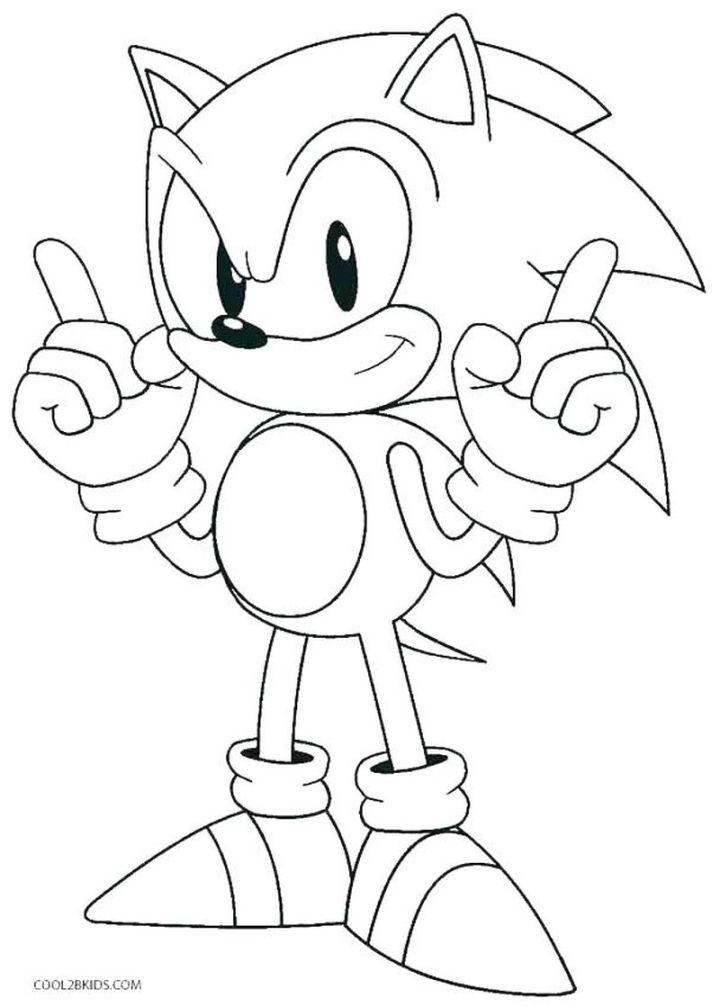 Free Sonic Coloring Pages for Kids