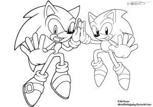 25 Free Sonic Coloring Pages for Kids and Adults