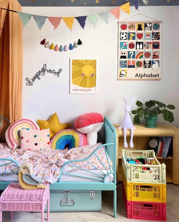 Fun And Colorful Girls Room