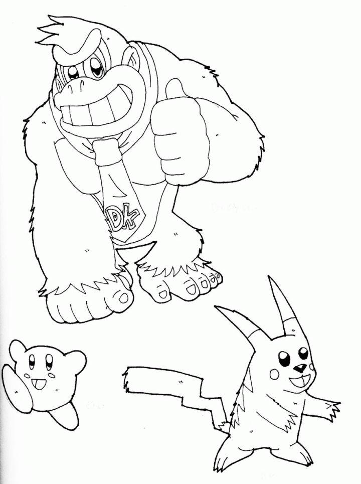 Fun Super Smash Brothers Coloring Pages