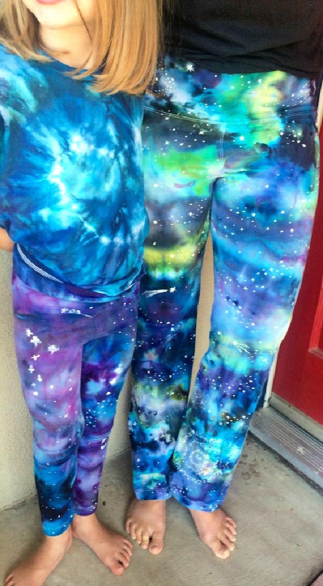 Galaxy Dyed Pants Step by Step
