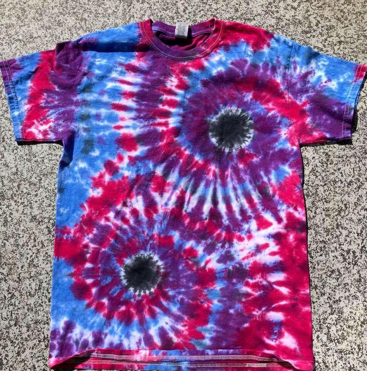 Galaxy Tie Dye Shirt Pattern