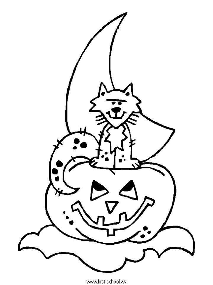 Halloween Coloring Pages For Preschoolers