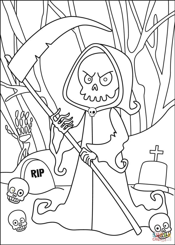 Halloween Monster Coloring Pages