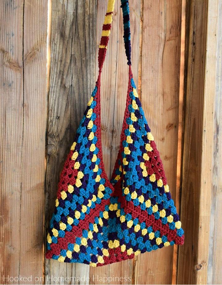 Hippie Sling Crochet Bag Pattern