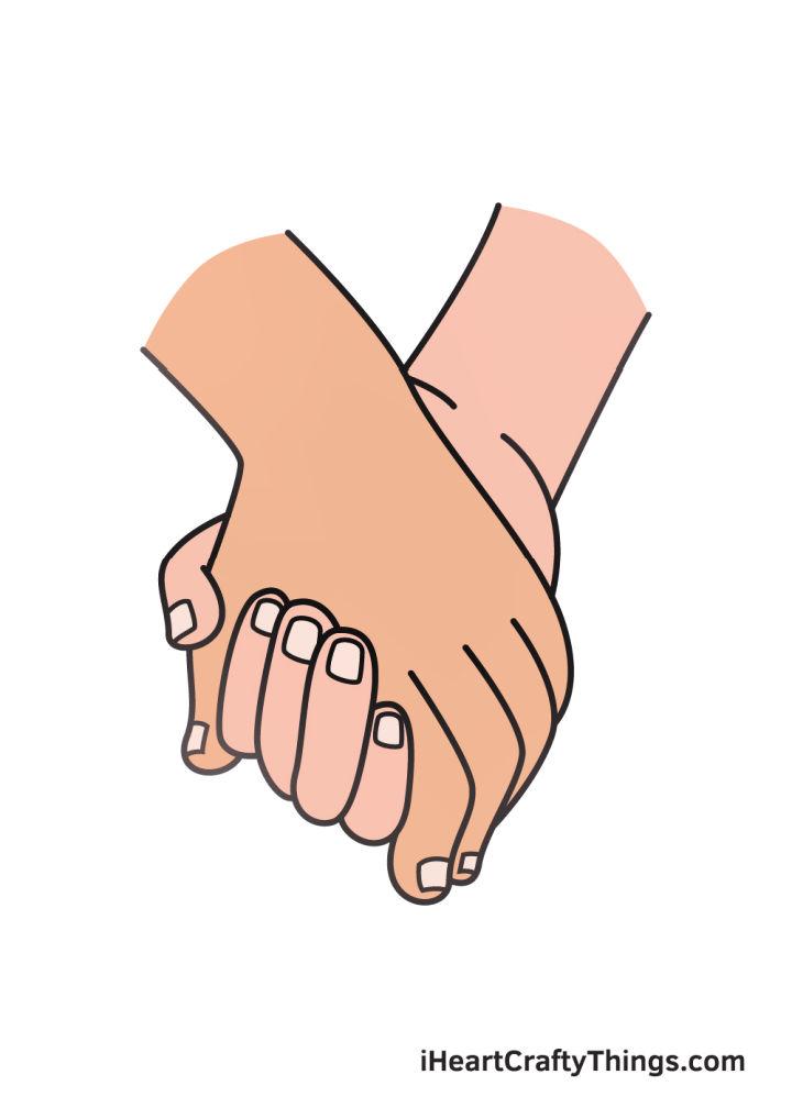 Holding Hands Drawing