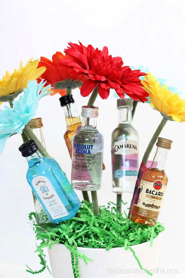 Homemade Booze Bouquet