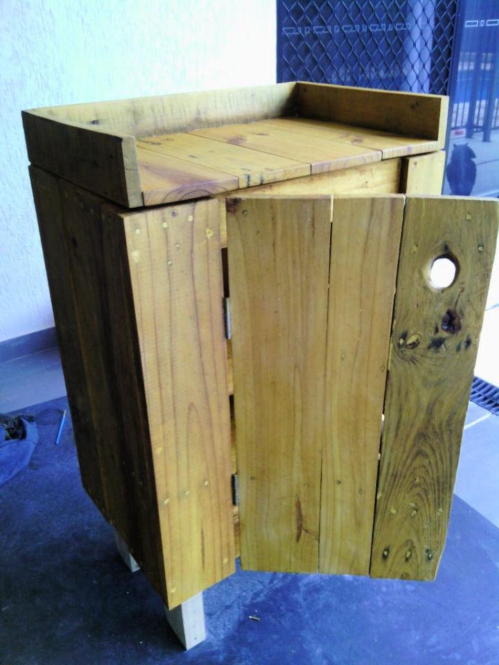 How To Build A Pallet Cabinet