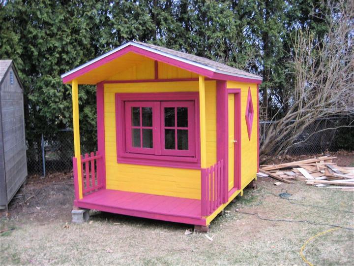 How To Build A Playhouse Out Of Pallets