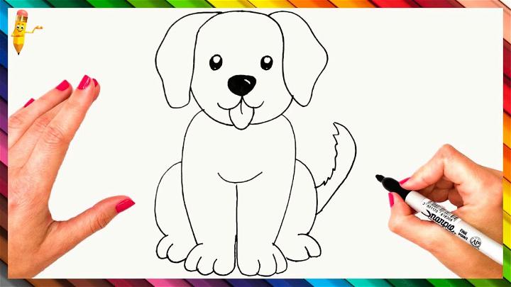 How To Draw A Dog Step By Step