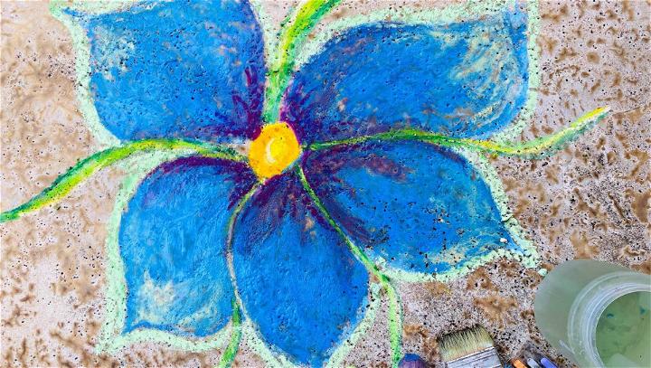 How To Draw A Flower With Sidewalk Chalk