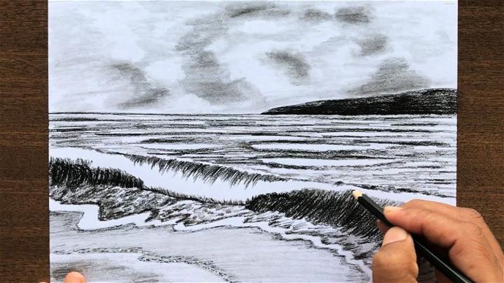 How To Draw Sea Waves
