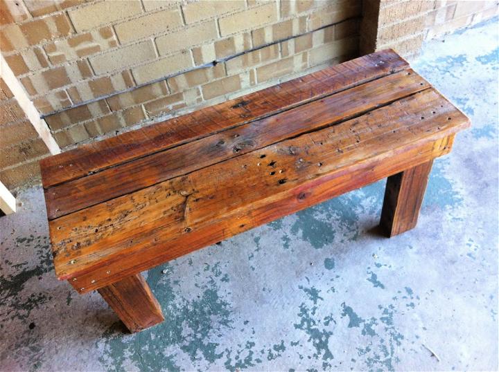 How To Make A Pallet Bench
