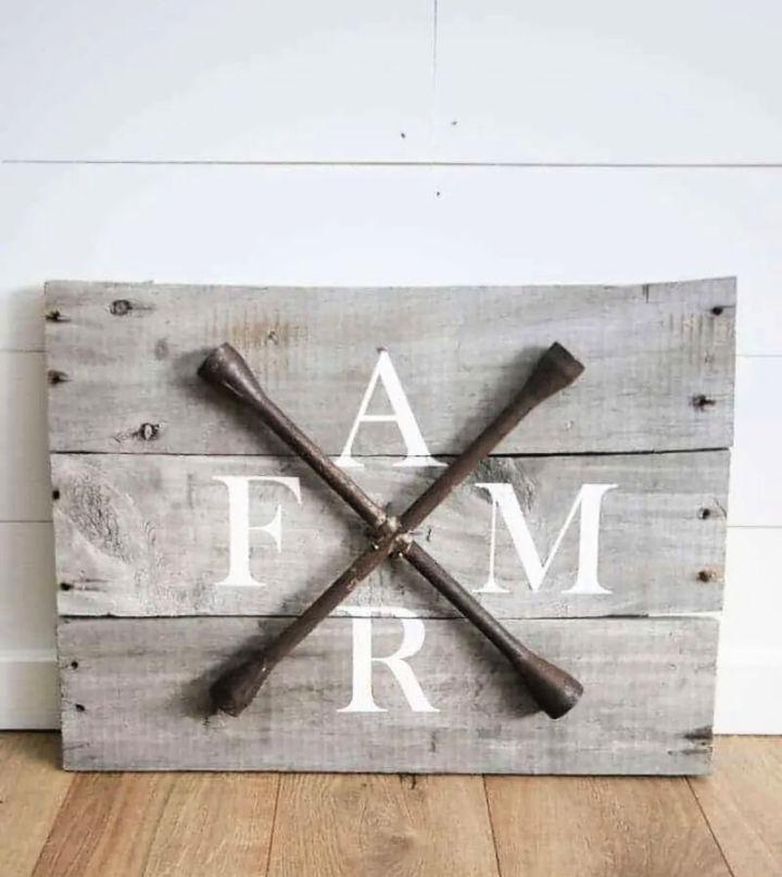How To Make A Wood Pallet Sign