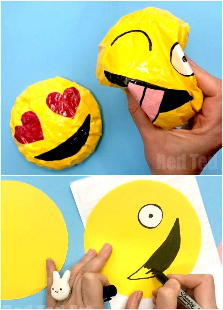 How To Make Paper Squishies Emoji