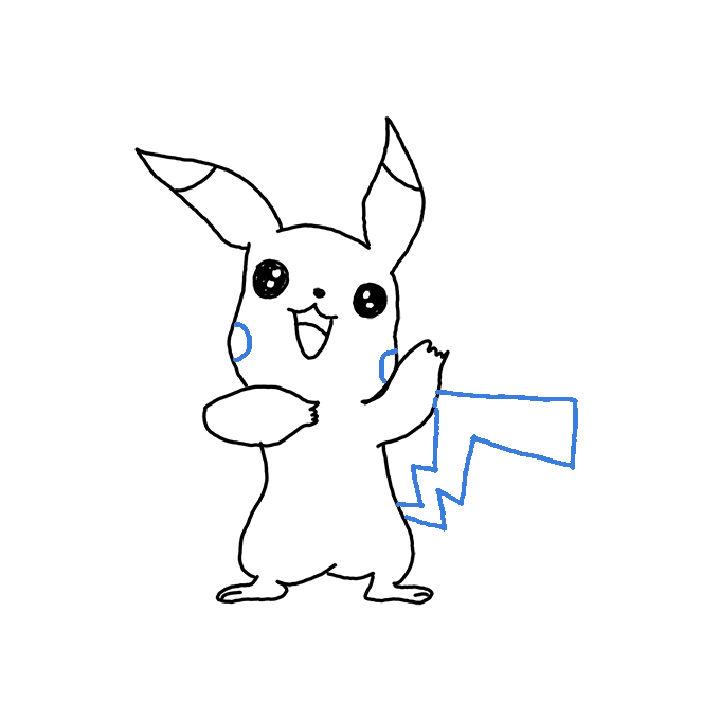 How to Draw Cute Baby Pikachu